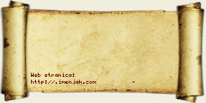 Mia Galjak vizit kartica